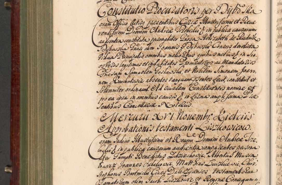 Zdjęcie nr 1421 dla obiektu archiwalnego: Acta actorum episcopalium R. D. Andreae Trzebicki, episcopi Cracoviensis et ducis Severiae a die 29 Maii 1676 ad 1678 inclusive. Volumen VII