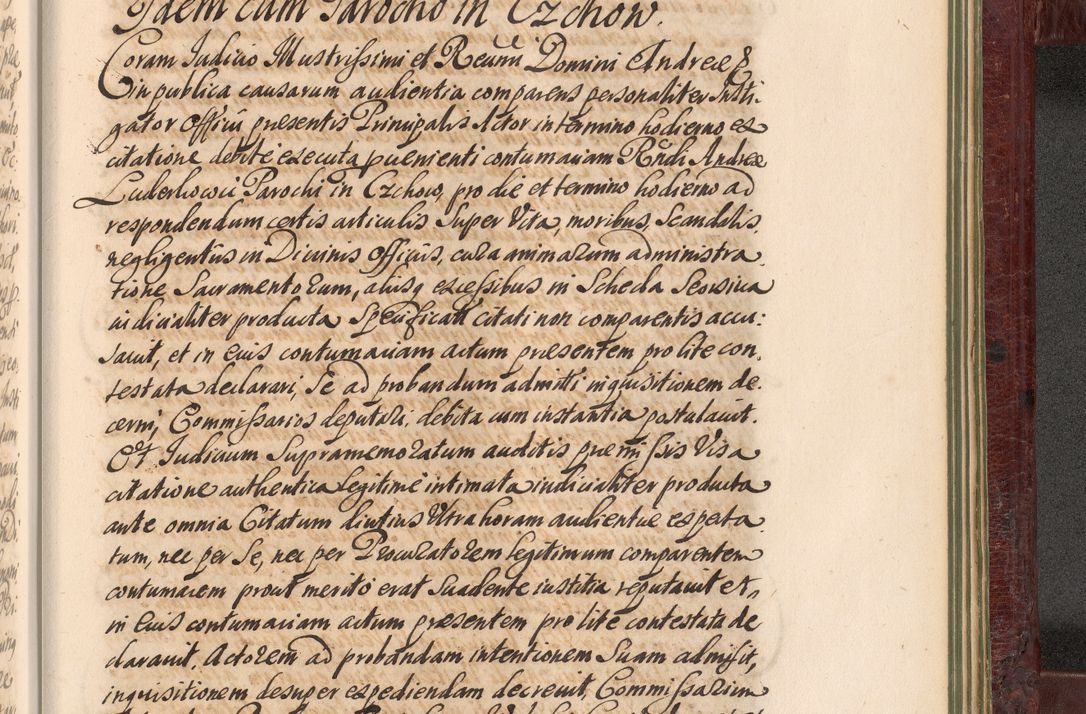 Zdjęcie nr 1418 dla obiektu archiwalnego: Acta actorum episcopalium R. D. Andreae Trzebicki, episcopi Cracoviensis et ducis Severiae a die 29 Maii 1676 ad 1678 inclusive. Volumen VII