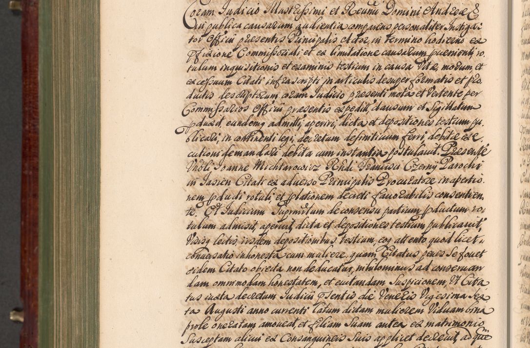 Zdjęcie nr 1415 dla obiektu archiwalnego: Acta actorum episcopalium R. D. Andreae Trzebicki, episcopi Cracoviensis et ducis Severiae a die 29 Maii 1676 ad 1678 inclusive. Volumen VII