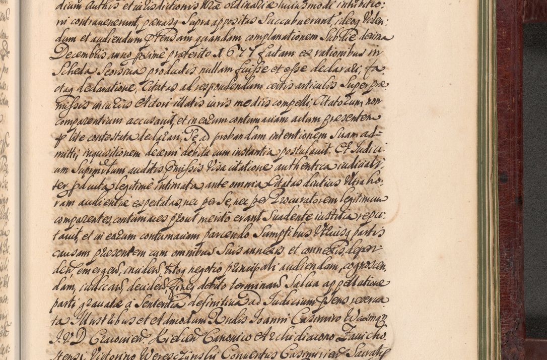 Zdjęcie nr 1410 dla obiektu archiwalnego: Acta actorum episcopalium R. D. Andreae Trzebicki, episcopi Cracoviensis et ducis Severiae a die 29 Maii 1676 ad 1678 inclusive. Volumen VII