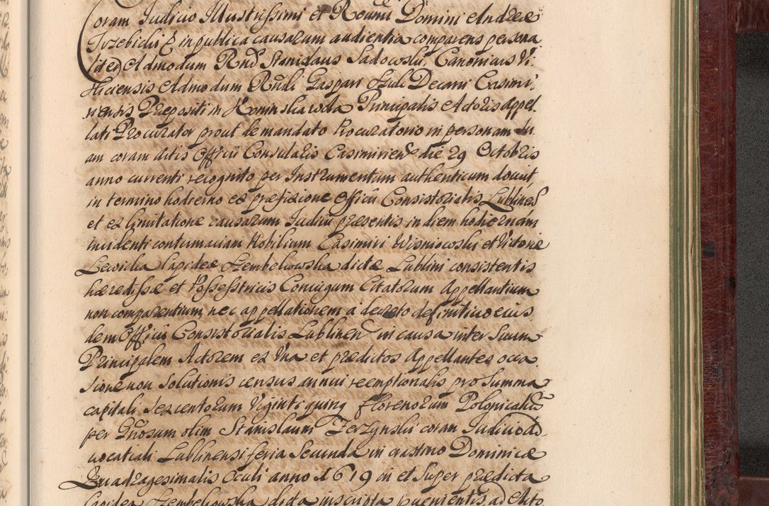 Zdjęcie nr 1406 dla obiektu archiwalnego: Acta actorum episcopalium R. D. Andreae Trzebicki, episcopi Cracoviensis et ducis Severiae a die 29 Maii 1676 ad 1678 inclusive. Volumen VII