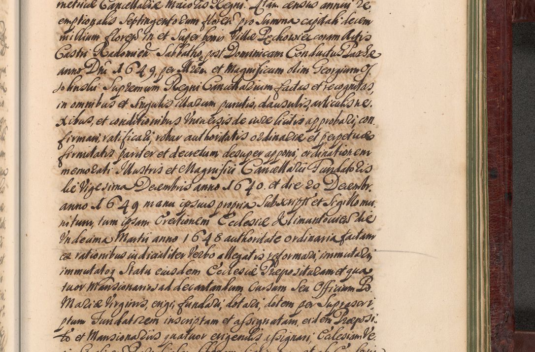 Zdjęcie nr 1404 dla obiektu archiwalnego: Acta actorum episcopalium R. D. Andreae Trzebicki, episcopi Cracoviensis et ducis Severiae a die 29 Maii 1676 ad 1678 inclusive. Volumen VII