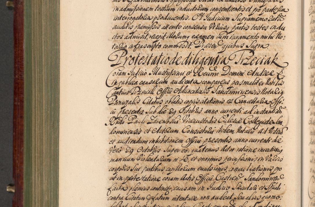 Zdjęcie nr 1401 dla obiektu archiwalnego: Acta actorum episcopalium R. D. Andreae Trzebicki, episcopi Cracoviensis et ducis Severiae a die 29 Maii 1676 ad 1678 inclusive. Volumen VII