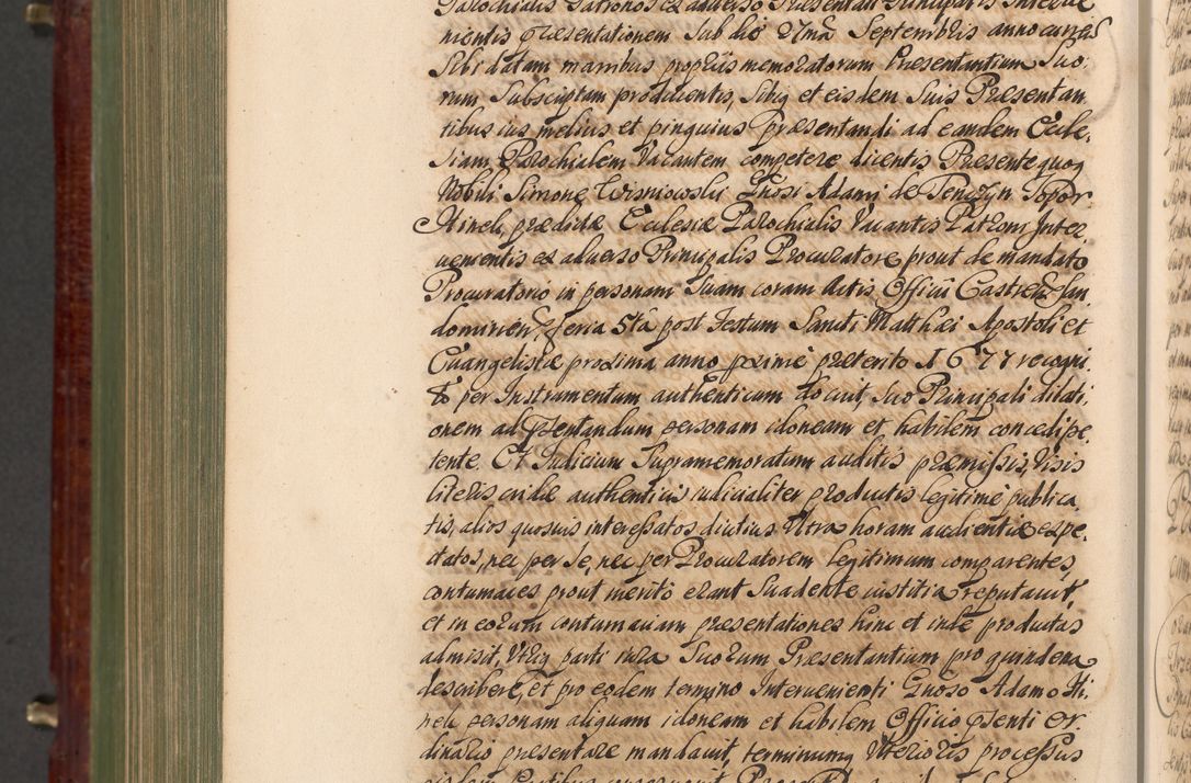 Zdjęcie nr 1395 dla obiektu archiwalnego: Acta actorum episcopalium R. D. Andreae Trzebicki, episcopi Cracoviensis et ducis Severiae a die 29 Maii 1676 ad 1678 inclusive. Volumen VII