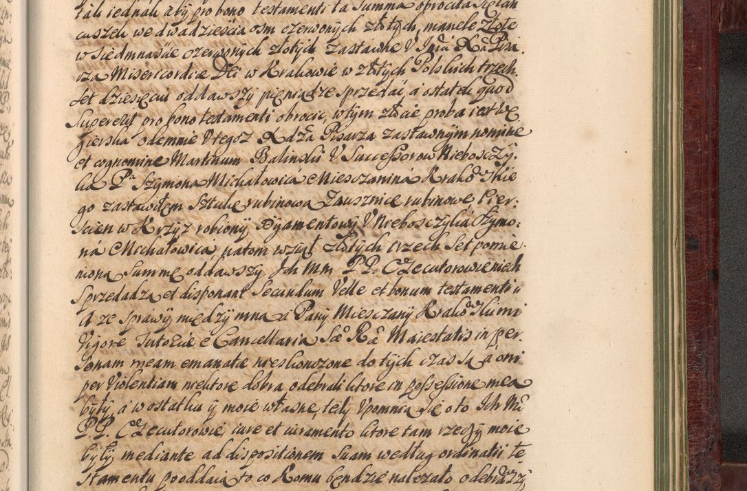Zdjęcie nr 1390 dla obiektu archiwalnego: Acta actorum episcopalium R. D. Andreae Trzebicki, episcopi Cracoviensis et ducis Severiae a die 29 Maii 1676 ad 1678 inclusive. Volumen VII