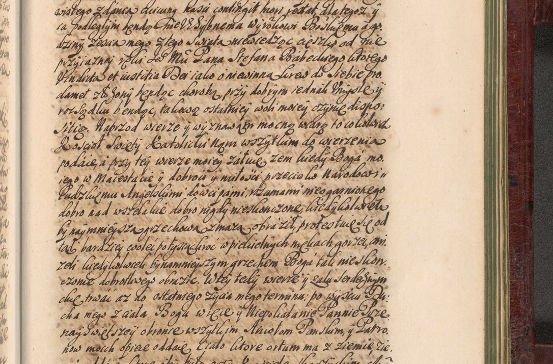 Zdjęcie nr 1388 dla obiektu archiwalnego: Acta actorum episcopalium R. D. Andreae Trzebicki, episcopi Cracoviensis et ducis Severiae a die 29 Maii 1676 ad 1678 inclusive. Volumen VII