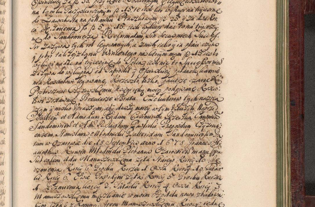 Zdjęcie nr 1386 dla obiektu archiwalnego: Acta actorum episcopalium R. D. Andreae Trzebicki, episcopi Cracoviensis et ducis Severiae a die 29 Maii 1676 ad 1678 inclusive. Volumen VII