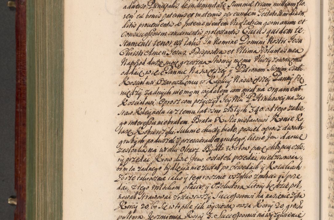 Zdjęcie nr 1385 dla obiektu archiwalnego: Acta actorum episcopalium R. D. Andreae Trzebicki, episcopi Cracoviensis et ducis Severiae a die 29 Maii 1676 ad 1678 inclusive. Volumen VII