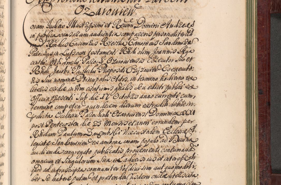 Zdjęcie nr 1384 dla obiektu archiwalnego: Acta actorum episcopalium R. D. Andreae Trzebicki, episcopi Cracoviensis et ducis Severiae a die 29 Maii 1676 ad 1678 inclusive. Volumen VII