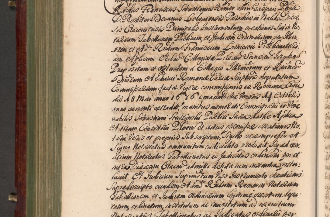 Zdjęcie nr 1383 dla obiektu archiwalnego: Acta actorum episcopalium R. D. Andreae Trzebicki, episcopi Cracoviensis et ducis Severiae a die 29 Maii 1676 ad 1678 inclusive. Volumen VII