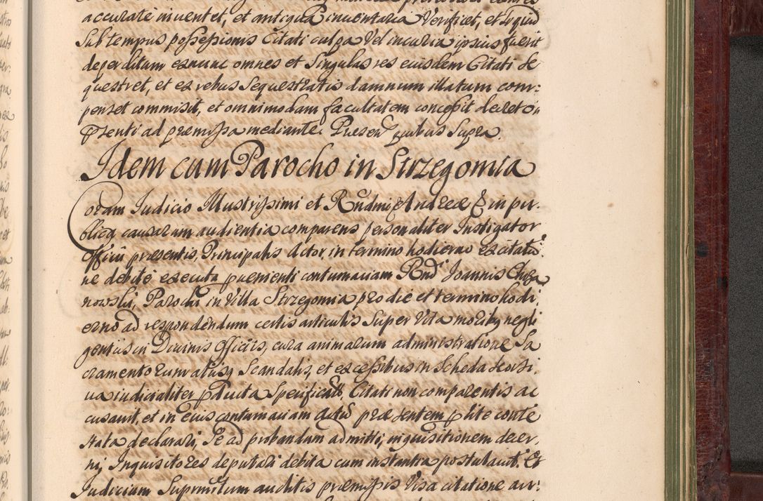 Zdjęcie nr 1380 dla obiektu archiwalnego: Acta actorum episcopalium R. D. Andreae Trzebicki, episcopi Cracoviensis et ducis Severiae a die 29 Maii 1676 ad 1678 inclusive. Volumen VII
