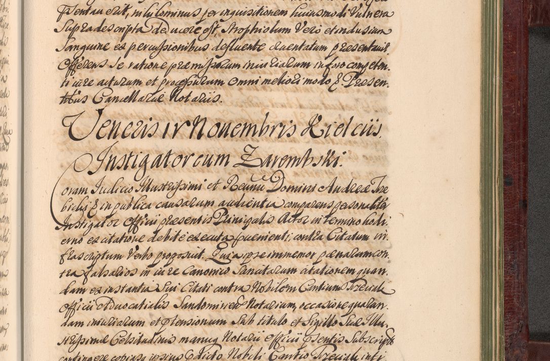 Zdjęcie nr 1376 dla obiektu archiwalnego: Acta actorum episcopalium R. D. Andreae Trzebicki, episcopi Cracoviensis et ducis Severiae a die 29 Maii 1676 ad 1678 inclusive. Volumen VII