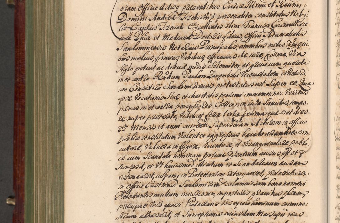 Zdjęcie nr 1375 dla obiektu archiwalnego: Acta actorum episcopalium R. D. Andreae Trzebicki, episcopi Cracoviensis et ducis Severiae a die 29 Maii 1676 ad 1678 inclusive. Volumen VII