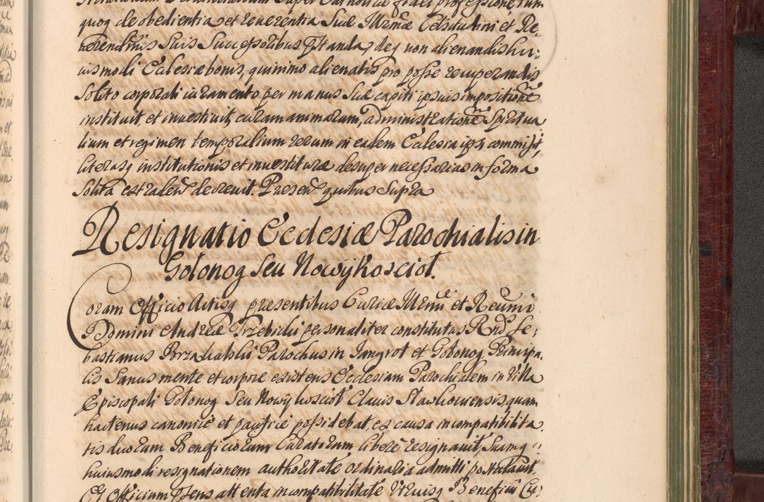 Zdjęcie nr 1374 dla obiektu archiwalnego: Acta actorum episcopalium R. D. Andreae Trzebicki, episcopi Cracoviensis et ducis Severiae a die 29 Maii 1676 ad 1678 inclusive. Volumen VII