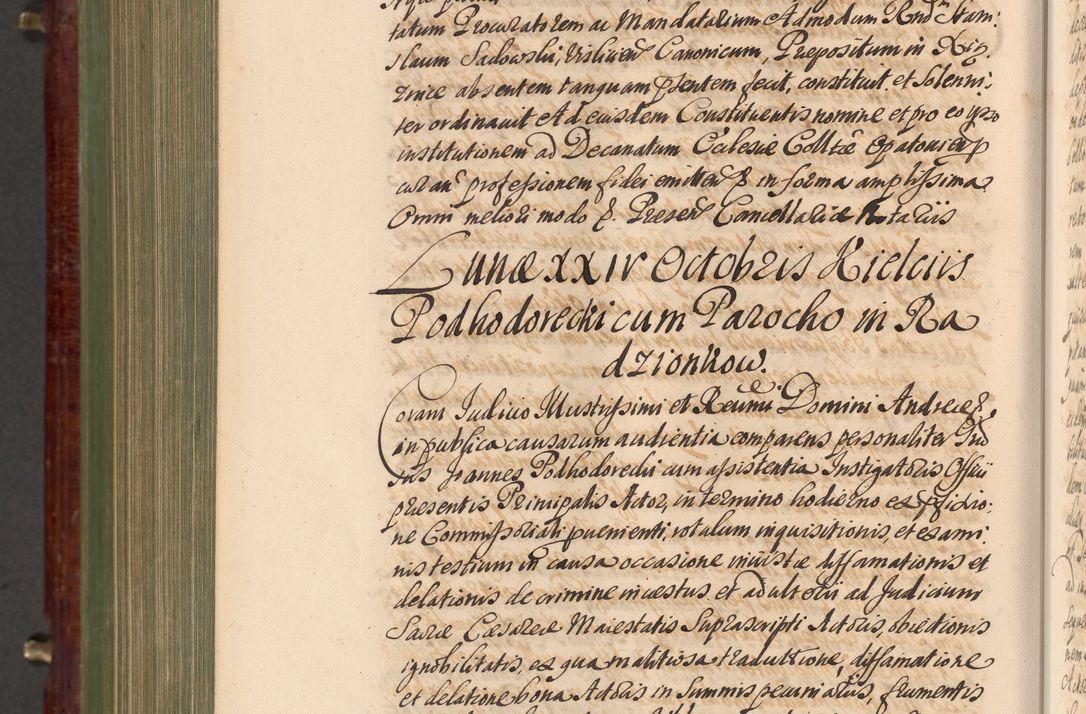 Zdjęcie nr 1367 dla obiektu archiwalnego: Acta actorum episcopalium R. D. Andreae Trzebicki, episcopi Cracoviensis et ducis Severiae a die 29 Maii 1676 ad 1678 inclusive. Volumen VII