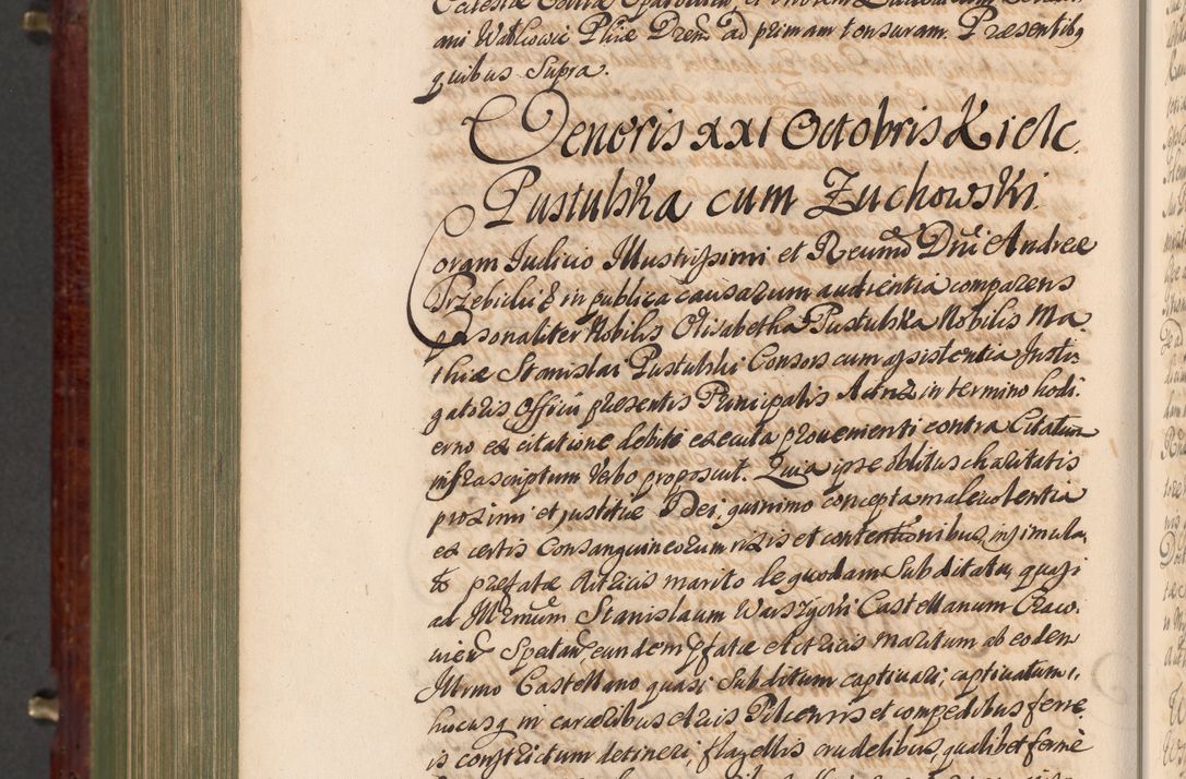 Zdjęcie nr 1363 dla obiektu archiwalnego: Acta actorum episcopalium R. D. Andreae Trzebicki, episcopi Cracoviensis et ducis Severiae a die 29 Maii 1676 ad 1678 inclusive. Volumen VII