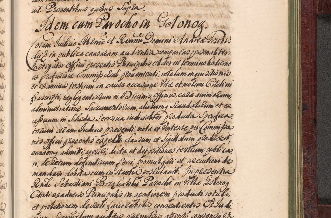Zdjęcie nr 1360 dla obiektu archiwalnego: Acta actorum episcopalium R. D. Andreae Trzebicki, episcopi Cracoviensis et ducis Severiae a die 29 Maii 1676 ad 1678 inclusive. Volumen VII