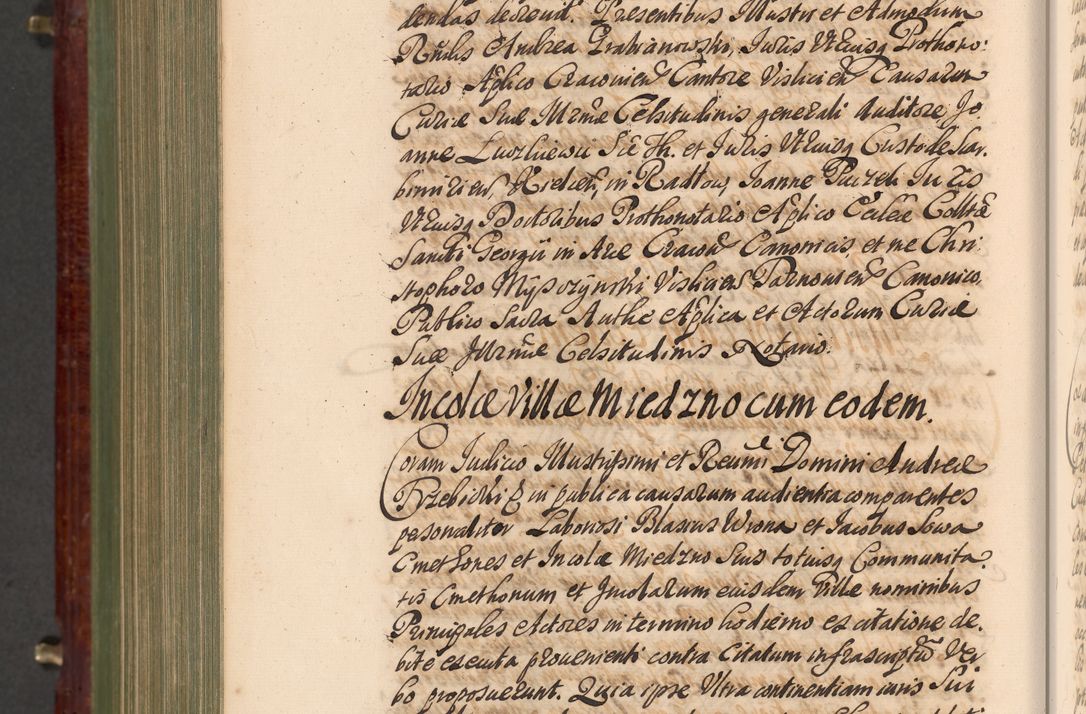 Zdjęcie nr 1351 dla obiektu archiwalnego: Acta actorum episcopalium R. D. Andreae Trzebicki, episcopi Cracoviensis et ducis Severiae a die 29 Maii 1676 ad 1678 inclusive. Volumen VII