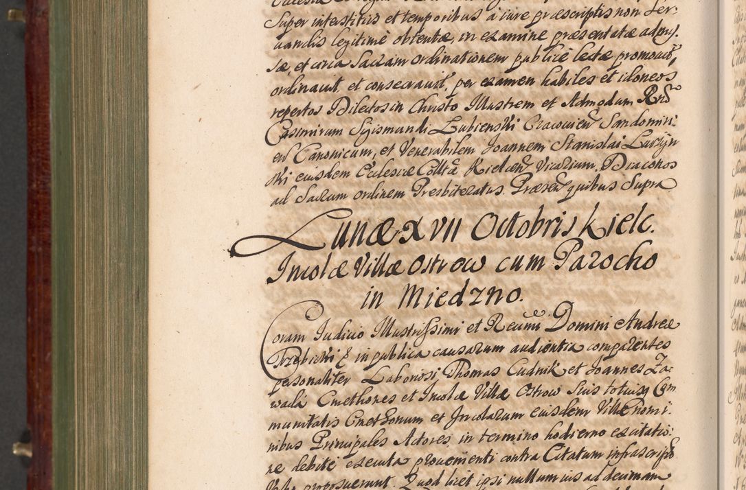 Zdjęcie nr 1349 dla obiektu archiwalnego: Acta actorum episcopalium R. D. Andreae Trzebicki, episcopi Cracoviensis et ducis Severiae a die 29 Maii 1676 ad 1678 inclusive. Volumen VII
