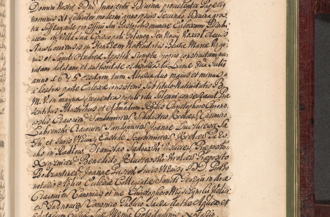 Zdjęcie nr 1344 dla obiektu archiwalnego: Acta actorum episcopalium R. D. Andreae Trzebicki, episcopi Cracoviensis et ducis Severiae a die 29 Maii 1676 ad 1678 inclusive. Volumen VII