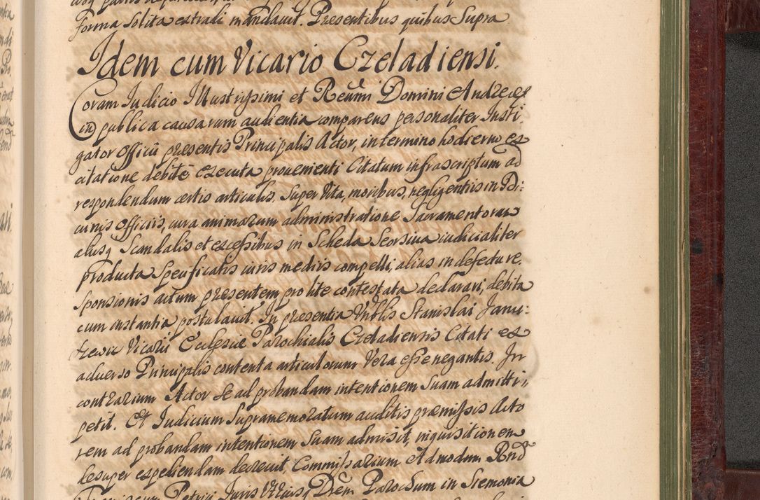 Zdjęcie nr 1340 dla obiektu archiwalnego: Acta actorum episcopalium R. D. Andreae Trzebicki, episcopi Cracoviensis et ducis Severiae a die 29 Maii 1676 ad 1678 inclusive. Volumen VII
