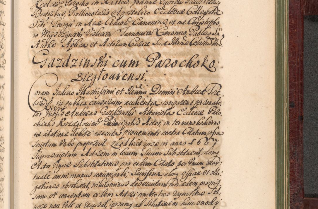 Zdjęcie nr 1330 dla obiektu archiwalnego: Acta actorum episcopalium R. D. Andreae Trzebicki, episcopi Cracoviensis et ducis Severiae a die 29 Maii 1676 ad 1678 inclusive. Volumen VII