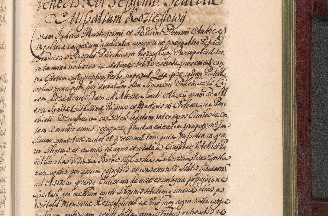 Zdjęcie nr 1328 dla obiektu archiwalnego: Acta actorum episcopalium R. D. Andreae Trzebicki, episcopi Cracoviensis et ducis Severiae a die 29 Maii 1676 ad 1678 inclusive. Volumen VII