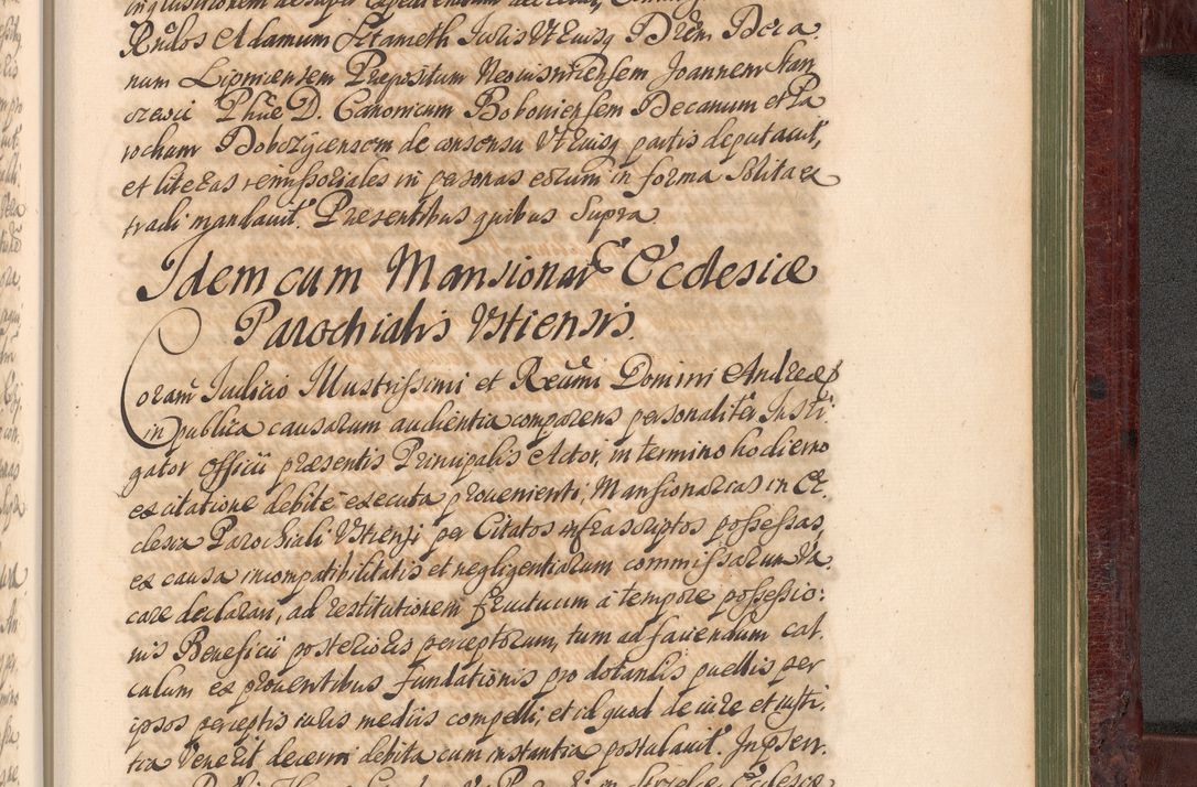 Zdjęcie nr 1320 dla obiektu archiwalnego: Acta actorum episcopalium R. D. Andreae Trzebicki, episcopi Cracoviensis et ducis Severiae a die 29 Maii 1676 ad 1678 inclusive. Volumen VII