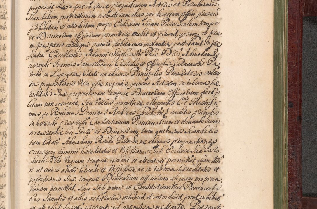 Zdjęcie nr 1306 dla obiektu archiwalnego: Acta actorum episcopalium R. D. Andreae Trzebicki, episcopi Cracoviensis et ducis Severiae a die 29 Maii 1676 ad 1678 inclusive. Volumen VII