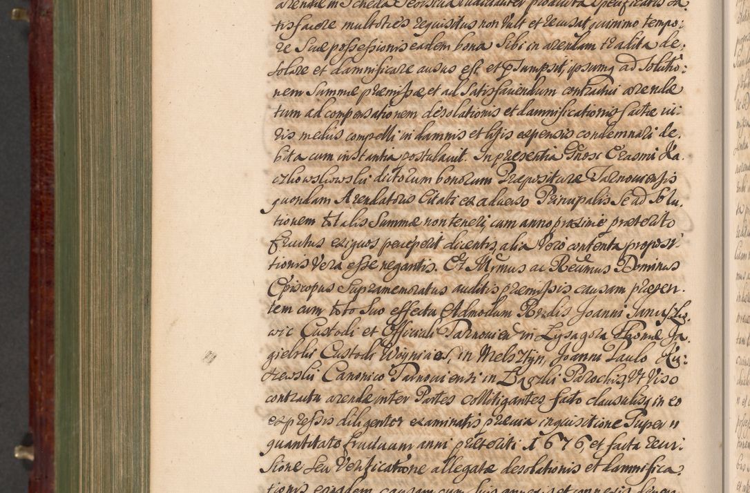 Zdjęcie nr 1305 dla obiektu archiwalnego: Acta actorum episcopalium R. D. Andreae Trzebicki, episcopi Cracoviensis et ducis Severiae a die 29 Maii 1676 ad 1678 inclusive. Volumen VII