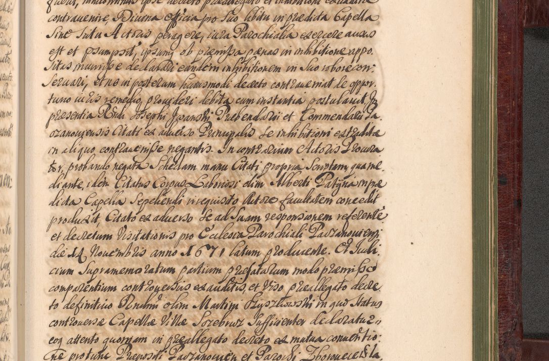 Zdjęcie nr 1302 dla obiektu archiwalnego: Acta actorum episcopalium R. D. Andreae Trzebicki, episcopi Cracoviensis et ducis Severiae a die 29 Maii 1676 ad 1678 inclusive. Volumen VII