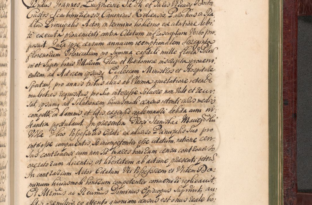Zdjęcie nr 1300 dla obiektu archiwalnego: Acta actorum episcopalium R. D. Andreae Trzebicki, episcopi Cracoviensis et ducis Severiae a die 29 Maii 1676 ad 1678 inclusive. Volumen VII