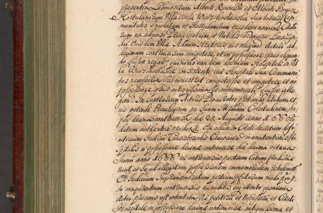 Zdjęcie nr 1299 dla obiektu archiwalnego: Acta actorum episcopalium R. D. Andreae Trzebicki, episcopi Cracoviensis et ducis Severiae a die 29 Maii 1676 ad 1678 inclusive. Volumen VII