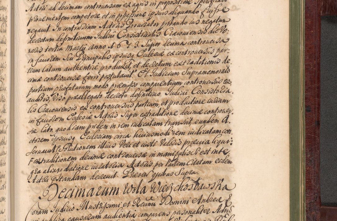 Zdjęcie nr 1298 dla obiektu archiwalnego: Acta actorum episcopalium R. D. Andreae Trzebicki, episcopi Cracoviensis et ducis Severiae a die 29 Maii 1676 ad 1678 inclusive. Volumen VII