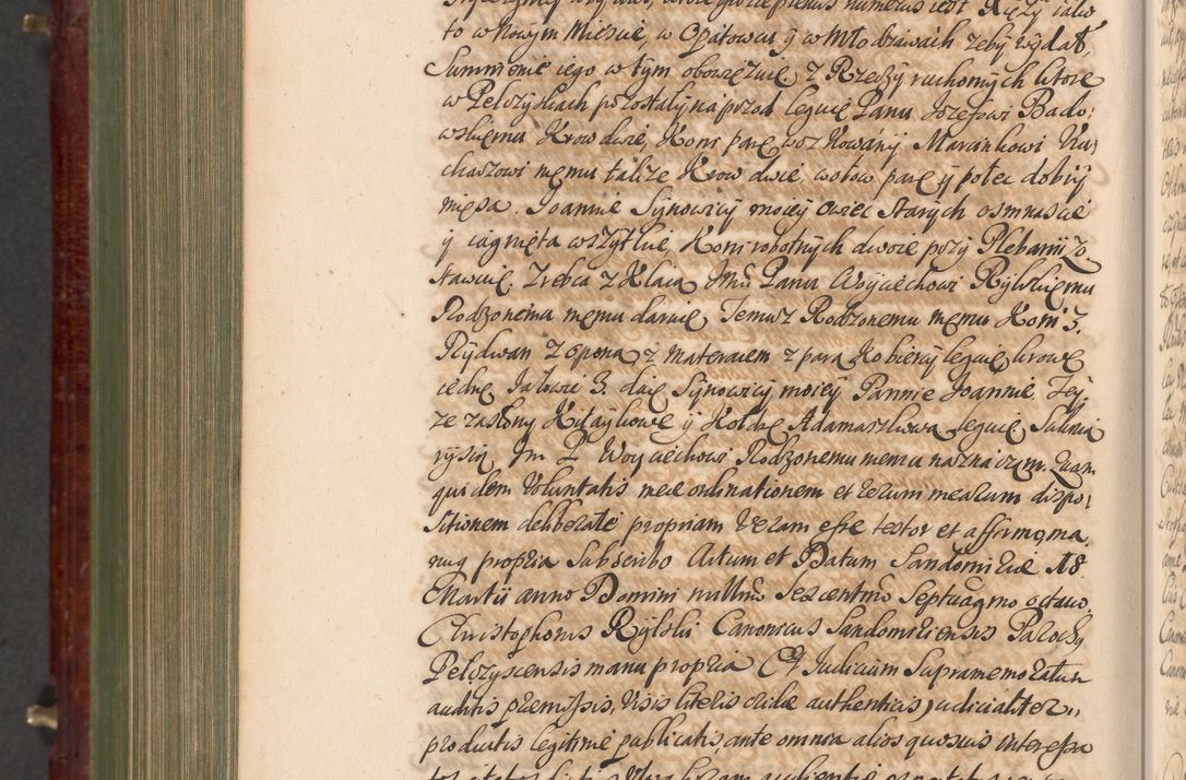 Zdjęcie nr 1295 dla obiektu archiwalnego: Acta actorum episcopalium R. D. Andreae Trzebicki, episcopi Cracoviensis et ducis Severiae a die 29 Maii 1676 ad 1678 inclusive. Volumen VII
