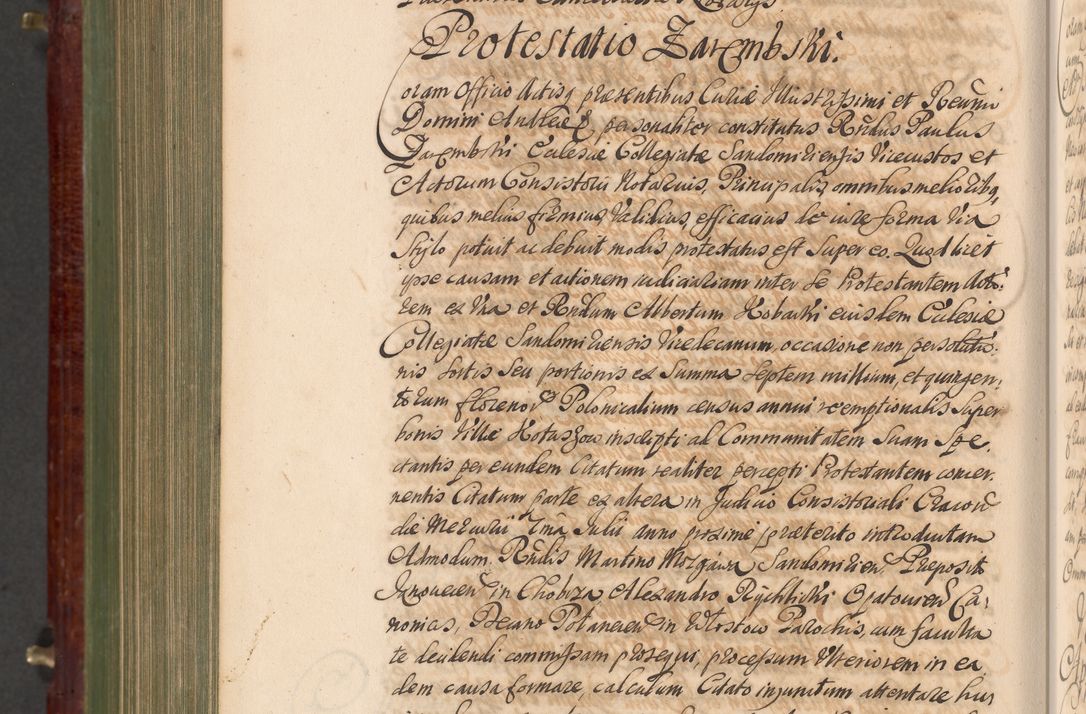 Zdjęcie nr 1291 dla obiektu archiwalnego: Acta actorum episcopalium R. D. Andreae Trzebicki, episcopi Cracoviensis et ducis Severiae a die 29 Maii 1676 ad 1678 inclusive. Volumen VII