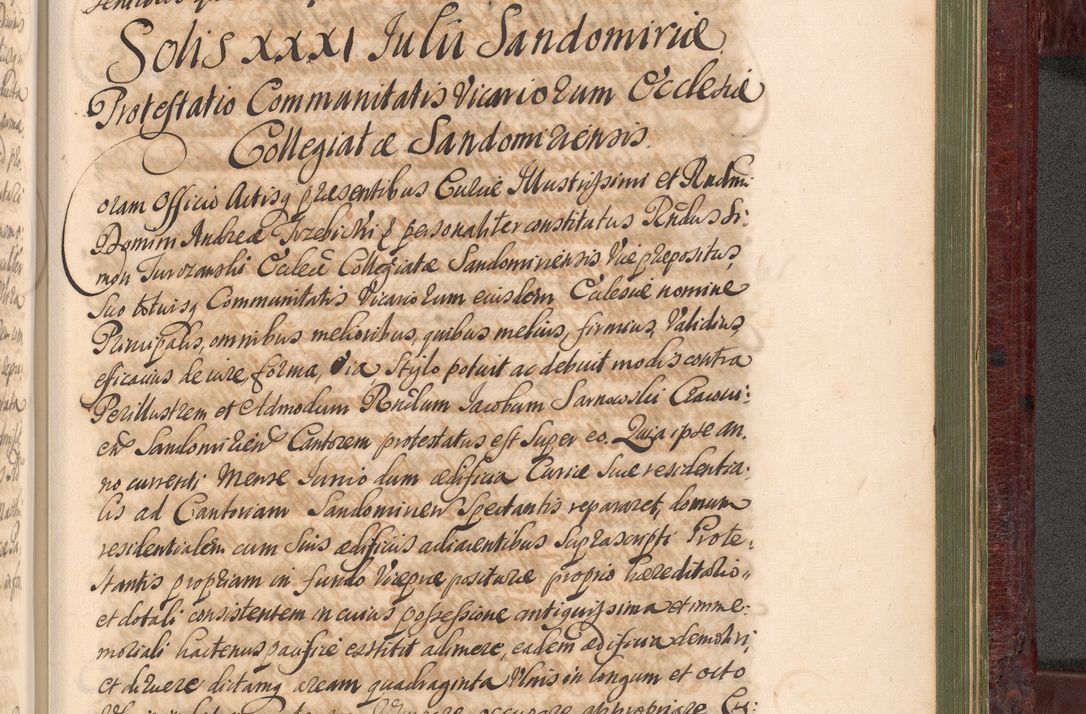 Zdjęcie nr 1290 dla obiektu archiwalnego: Acta actorum episcopalium R. D. Andreae Trzebicki, episcopi Cracoviensis et ducis Severiae a die 29 Maii 1676 ad 1678 inclusive. Volumen VII
