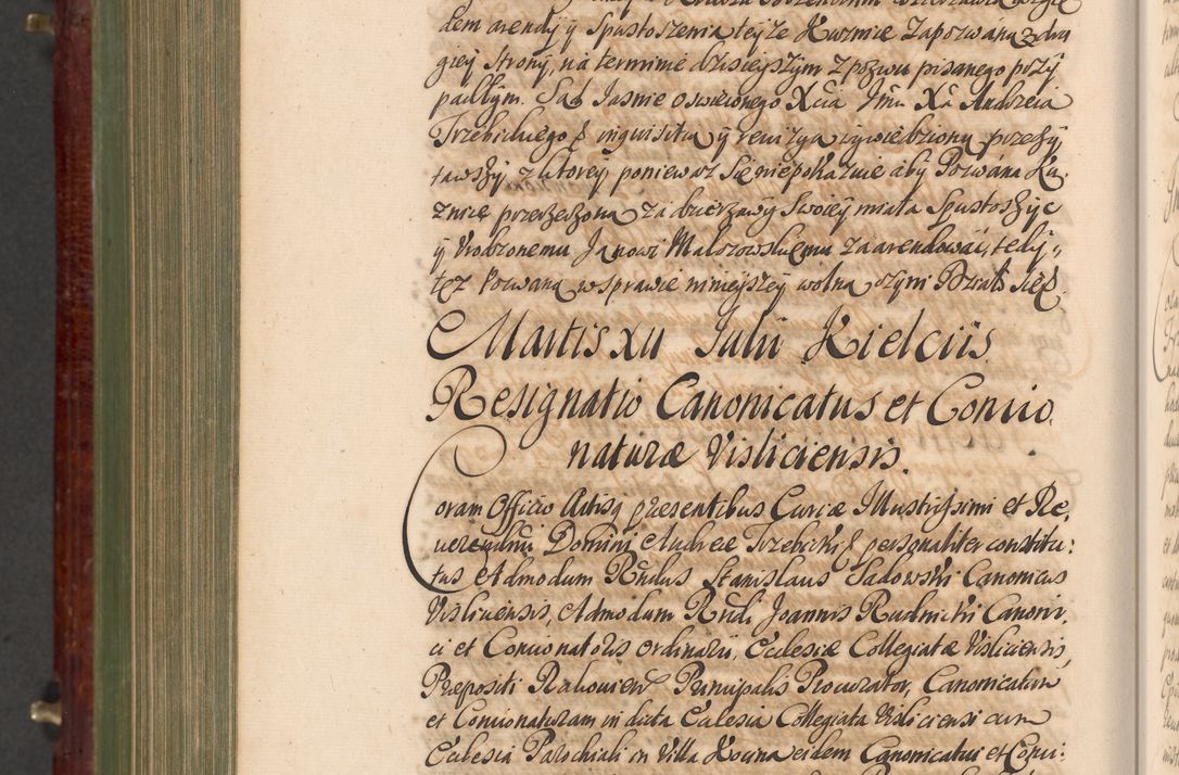 Zdjęcie nr 1285 dla obiektu archiwalnego: Acta actorum episcopalium R. D. Andreae Trzebicki, episcopi Cracoviensis et ducis Severiae a die 29 Maii 1676 ad 1678 inclusive. Volumen VII