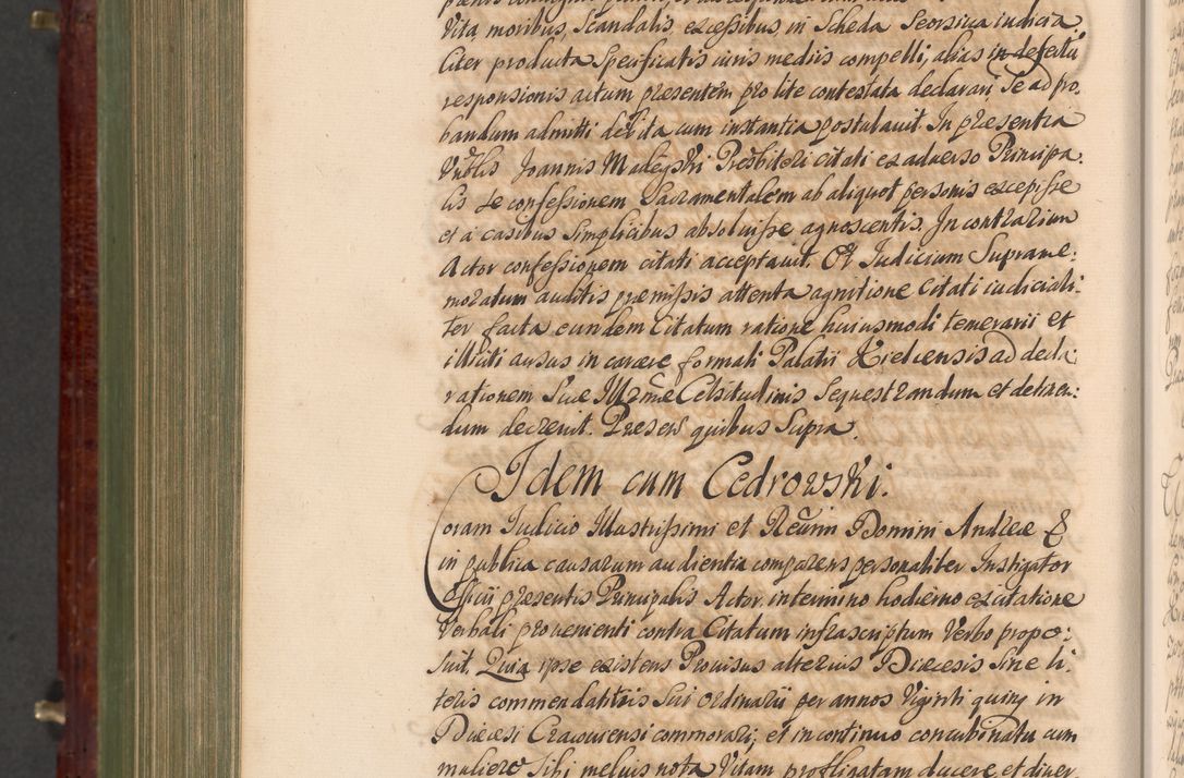 Zdjęcie nr 1283 dla obiektu archiwalnego: Acta actorum episcopalium R. D. Andreae Trzebicki, episcopi Cracoviensis et ducis Severiae a die 29 Maii 1676 ad 1678 inclusive. Volumen VII