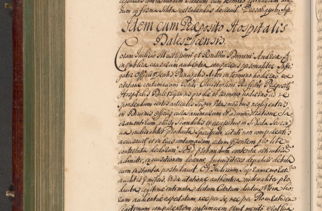 Zdjęcie nr 1281 dla obiektu archiwalnego: Acta actorum episcopalium R. D. Andreae Trzebicki, episcopi Cracoviensis et ducis Severiae a die 29 Maii 1676 ad 1678 inclusive. Volumen VII