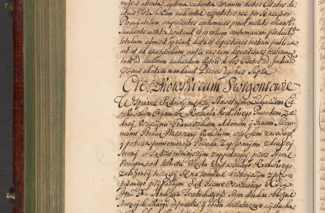 Zdjęcie nr 1279 dla obiektu archiwalnego: Acta actorum episcopalium R. D. Andreae Trzebicki, episcopi Cracoviensis et ducis Severiae a die 29 Maii 1676 ad 1678 inclusive. Volumen VII