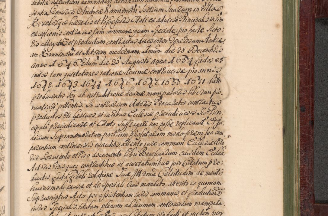 Zdjęcie nr 1268 dla obiektu archiwalnego: Acta actorum episcopalium R. D. Andreae Trzebicki, episcopi Cracoviensis et ducis Severiae a die 29 Maii 1676 ad 1678 inclusive. Volumen VII