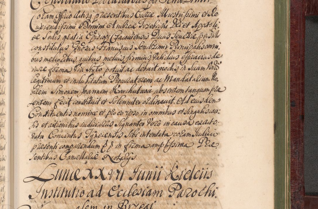 Zdjęcie nr 1266 dla obiektu archiwalnego: Acta actorum episcopalium R. D. Andreae Trzebicki, episcopi Cracoviensis et ducis Severiae a die 29 Maii 1676 ad 1678 inclusive. Volumen VII