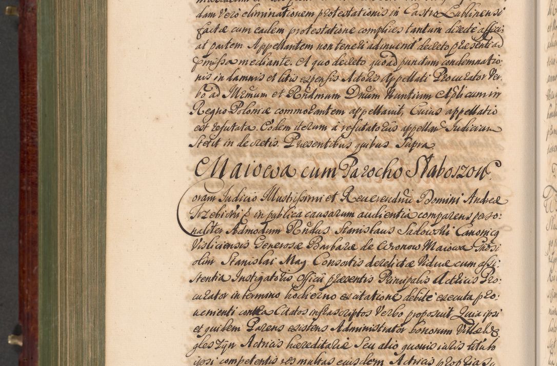 Zdjęcie nr 1261 dla obiektu archiwalnego: Acta actorum episcopalium R. D. Andreae Trzebicki, episcopi Cracoviensis et ducis Severiae a die 29 Maii 1676 ad 1678 inclusive. Volumen VII