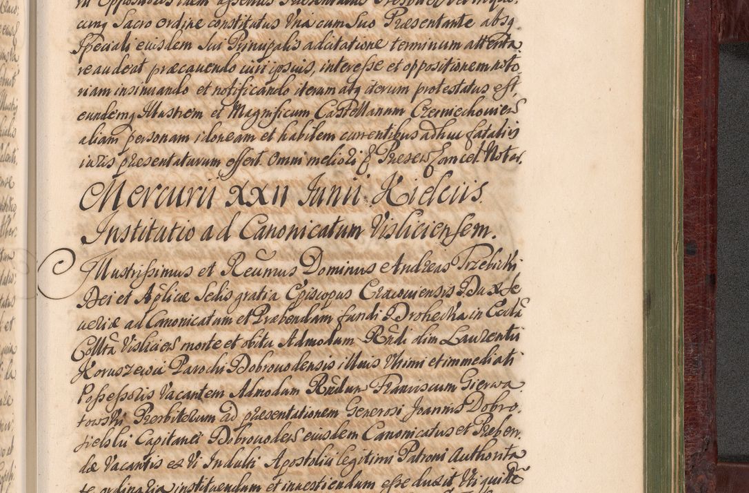 Zdjęcie nr 1252 dla obiektu archiwalnego: Acta actorum episcopalium R. D. Andreae Trzebicki, episcopi Cracoviensis et ducis Severiae a die 29 Maii 1676 ad 1678 inclusive. Volumen VII