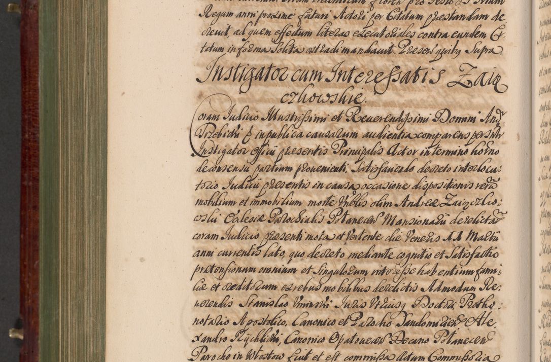 Zdjęcie nr 1247 dla obiektu archiwalnego: Acta actorum episcopalium R. D. Andreae Trzebicki, episcopi Cracoviensis et ducis Severiae a die 29 Maii 1676 ad 1678 inclusive. Volumen VII