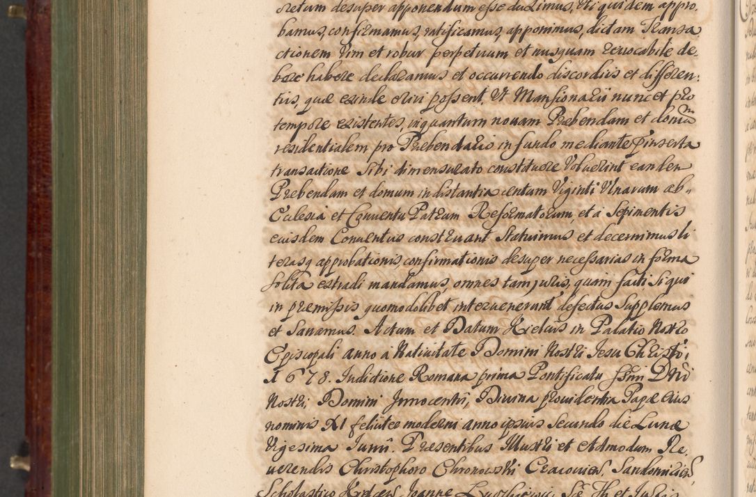 Zdjęcie nr 1243 dla obiektu archiwalnego: Acta actorum episcopalium R. D. Andreae Trzebicki, episcopi Cracoviensis et ducis Severiae a die 29 Maii 1676 ad 1678 inclusive. Volumen VII