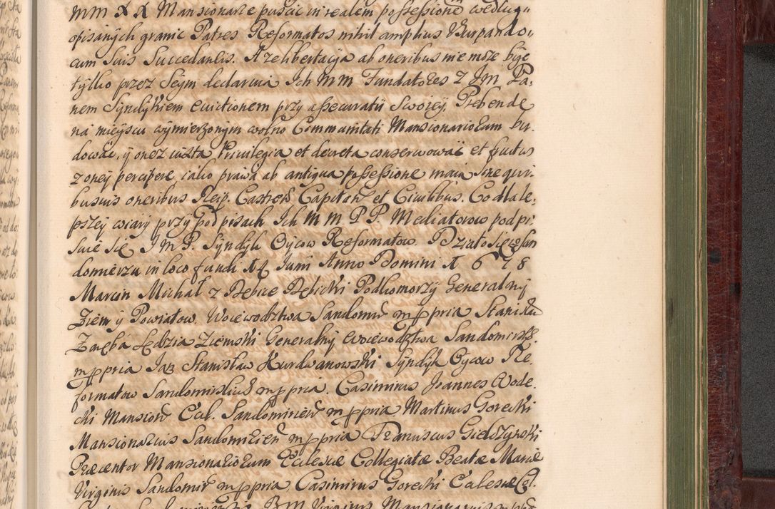 Zdjęcie nr 1242 dla obiektu archiwalnego: Acta actorum episcopalium R. D. Andreae Trzebicki, episcopi Cracoviensis et ducis Severiae a die 29 Maii 1676 ad 1678 inclusive. Volumen VII