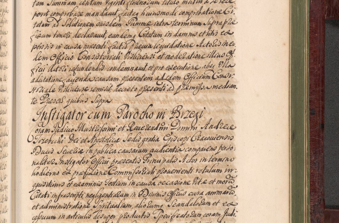 Zdjęcie nr 1236 dla obiektu archiwalnego: Acta actorum episcopalium R. D. Andreae Trzebicki, episcopi Cracoviensis et ducis Severiae a die 29 Maii 1676 ad 1678 inclusive. Volumen VII