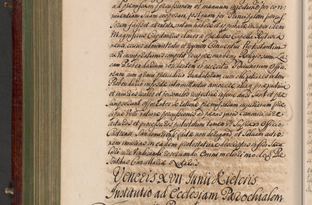 Zdjęcie nr 1233 dla obiektu archiwalnego: Acta actorum episcopalium R. D. Andreae Trzebicki, episcopi Cracoviensis et ducis Severiae a die 29 Maii 1676 ad 1678 inclusive. Volumen VII